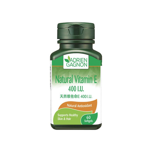 Adrien Gagnon Natural Vitamin E 400 I.U. - Expiry Date: Oct 2023
