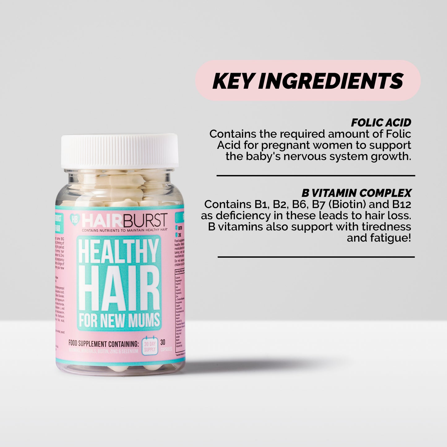 Hairburst NewMums Hair Vitamins (30 capsules)